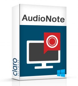 AudioNote Software Box