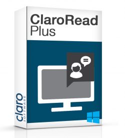 ClaroRead Plus Software Box
